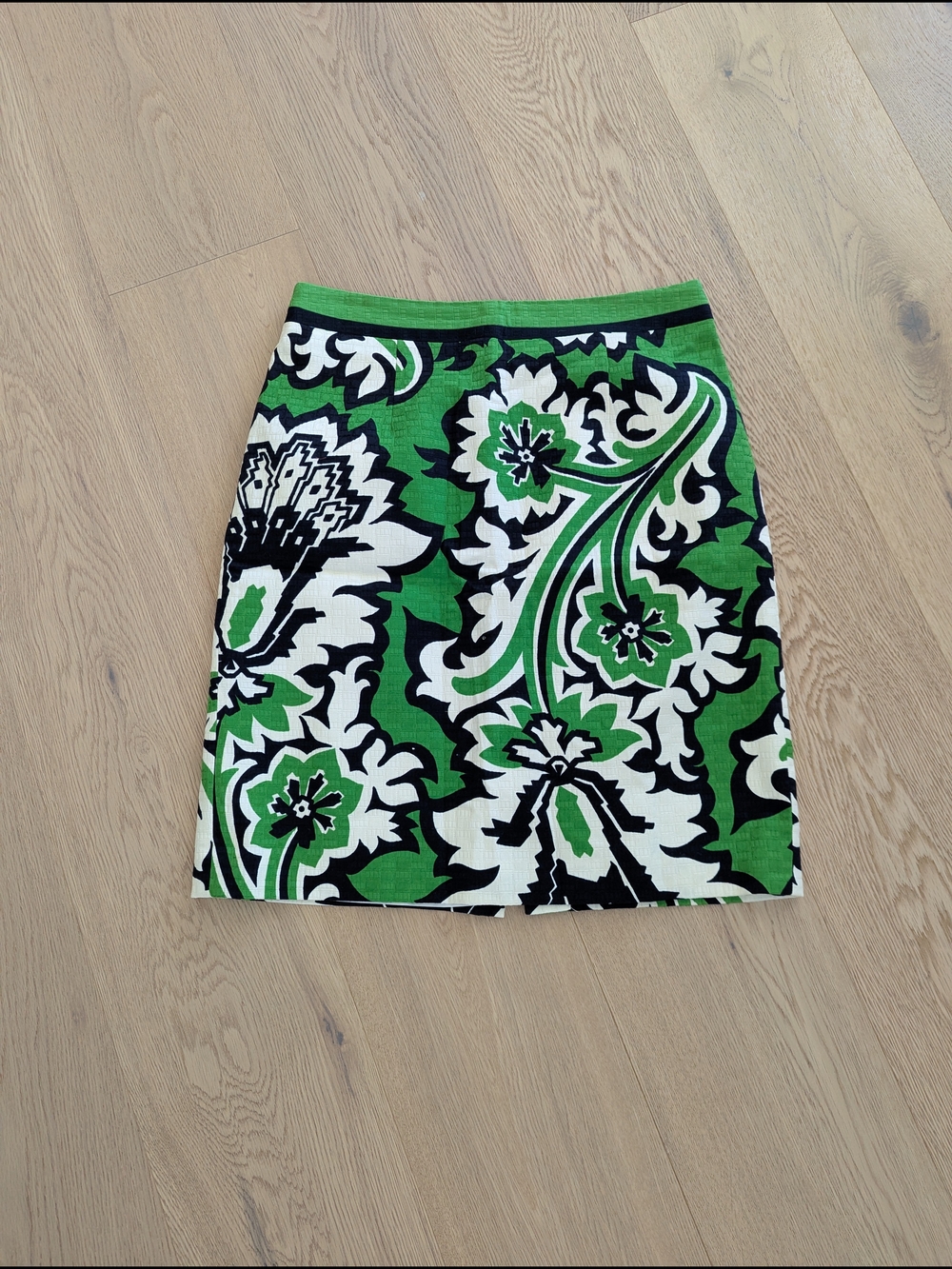 Milly Green Floral Print Women’s Skirt